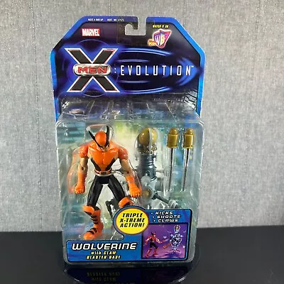 Marvel X Men Evolution Wolverine Action Figure 2001 Toybiz Vintage Kids WB • $35