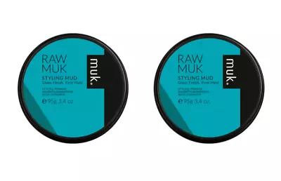 (2X) MUK Raw Muk Hair Styling Mud Hair Pomade (95g) • £40.68