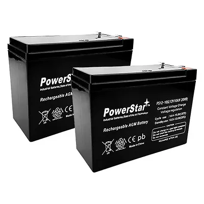 2 X 12V 10AH SLA UPG Battery Replaces Electric Scooter Schwinn S180 S500 Battery • $47.88