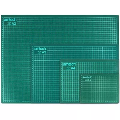 A2 A3 A4 Or A5 Cutting Mat Non Slip Printed Grid Lines Knife Board Craft Model • £5.16