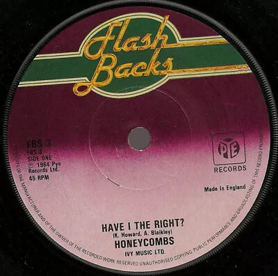 The Honeycombs - Have I The Right? / That's The Way (7  Single) • £8.49