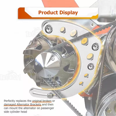$42.31 • Buy Fits Chevy Small Block Alternator Bracket Electric Water Pump, LWP 283 327 350