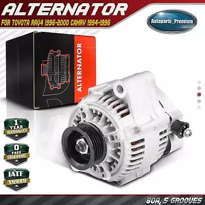 $98.99 • Buy Alternator For Toyota Camry 1994-1996 RAV4 1996-2000 2.2L 2.0L 80 A CW 5-Groove