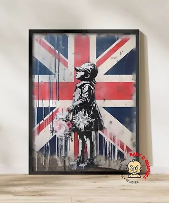 Banksy This Is England Digital Print Portrait Modern Wall Art LIMITED EDITION • £8