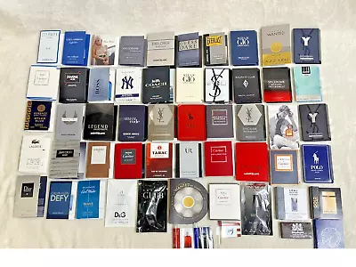 Lot Of 55 - Men's Luxury Designer Parfum Cologne Samples - NEW - NO DUPS - (M55) • $108.10