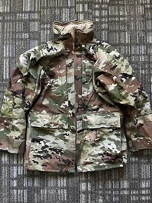 NEW MULTICAM Air Force USAF APECS Goretex Parka Cold Wet Jacket SMALL SHORT • $85.99