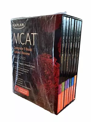 Kaplan MCAT Complete 7-book Subject Review 2021-2022 Test Prep New • $70