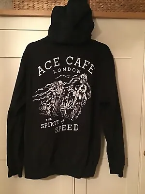 Ace Cafe London – The Spirit Of Speed Hoodie NEW - Motorcycle Motorbike Biker • £30