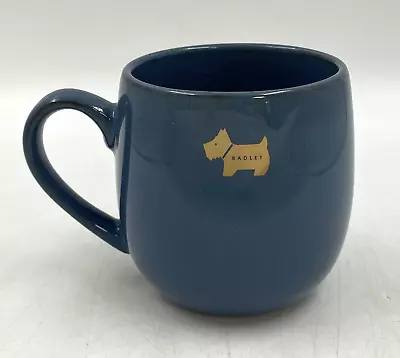 Radley London Mug Blue Gold Dog Ceramic T2172 C3675 • £11.99