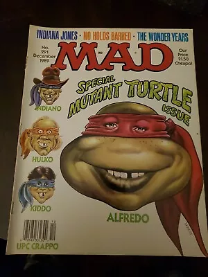 MAD Magazine 291 Teenage Mutant Ninja Turtles Special December 1989 • $16