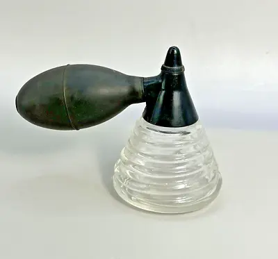 DeVilbiss Multi Purpose Glass Bottle Hair Perfume ATOMIZER 121 Art Deco MCM VTG • $24