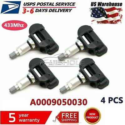 4PCS A0009050030 TPMS Tire Pressure Monitor Sensors 433MHz For Mercedes Smart • $32.49