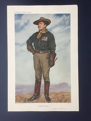 Original 1911 Vanity Fair Print Of Lt.-Colonel D.P. Driscoll - Irish Military • £14.99