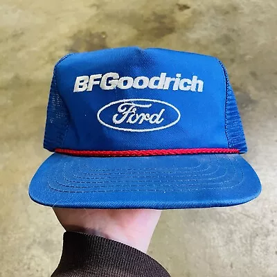 Vintage 80s Ford BF Goodrich Trucker Snap Back Hat • $29.99