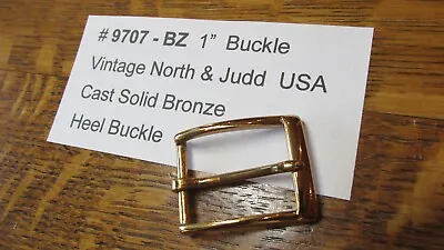 Solid BRONZE Buckles North & Judd Multiple STYLES & SIZES 5/8  - 1 1/4  VINTAGE • $3.30