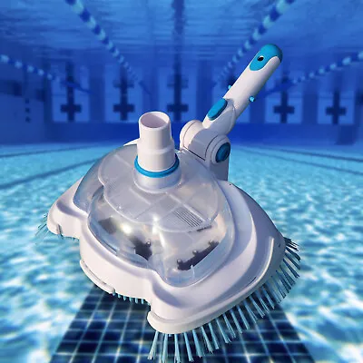 Pool Vacuum Head With Brush Manual Swimming Pool Vacuum Head Adjustable Angle • $25.38