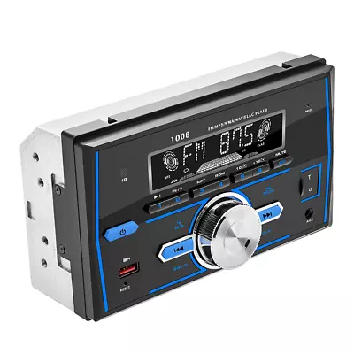Dual 2 Din Bluetooth Car FM Radio MP3 Player USB Stereo Audio AUX TF 7 Colors • $39.86