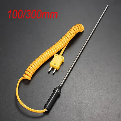 K-Type Thermocouple Stainless Steel Probe Temperature Controller Wire Sensors • $15.19