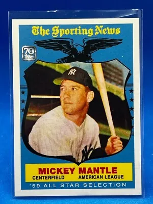 2021 Topps X #18 Mickey Mantle YANKEES The Sporting News Reprint • $2.99