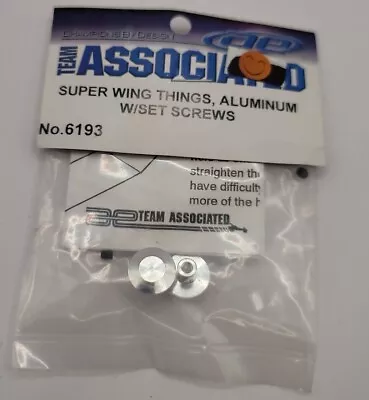 Team Associated Super Wing Things Aluminum With Set Screws Rc10 Vintage Rc 6193 • $118.56