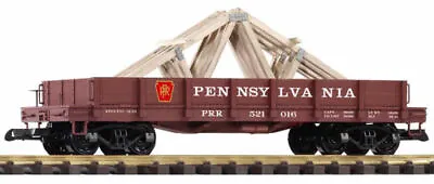 Piko 38754 PRR Low Sided Wagon With Roof Trusses Load • £119.95