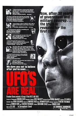 Ufos Are Real Movie Poster 24in X 36in • $24.95