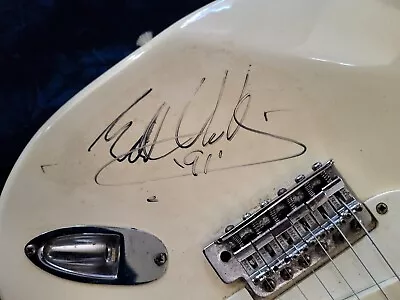 Eddie Van Halen Autographed Signed Fender Strat Guitar Jsa Authentication Wow!! • $45150