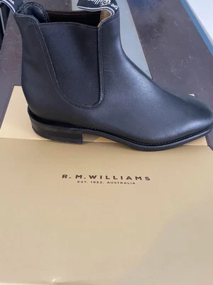 $328 • Buy RM Williams Comfort Craftsman (Black) - Size 7G Never Worn In Box