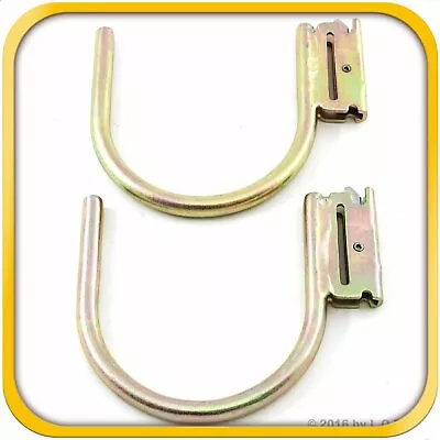 2 E Track Round J Hook System RV Trailer Flatbed Helmet Motorcycle Jacket Rack • $19.65