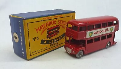 Lesney Matchbox Toys MB5c Routemaster Bus With C Type Box • £36.11