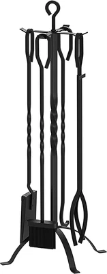 $62.86 • Buy 5 Pieces Fireplace Tools Sets Fireplace Accessories Tools Holder With Handles To