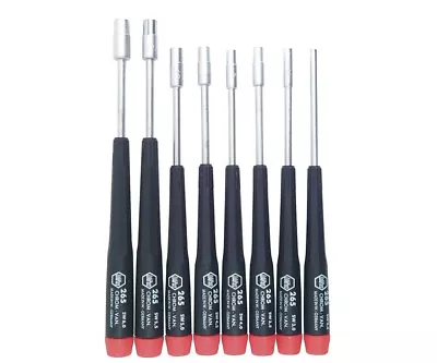 Wiha 26590 Nut Driver Set With Precision Handle 2.5 To 6mm 8 Piece Set • $46.48