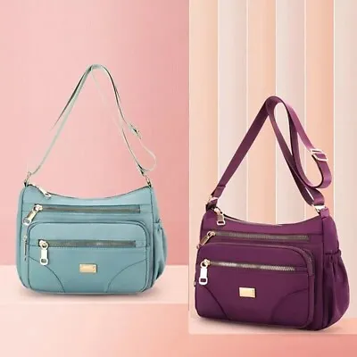 Ladies Messenger Cross Body Bag Women Shoulder Over Holiday Travel Handbag Bags • £7.99