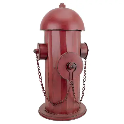 18 In H Vintage Metal Fire Hydrant Medium Statue Hand Crafted Metal Construction • $77.86