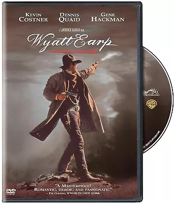 Wyatt Earp W KEVIN COSTNER (DVD)- You Can CHOOSE WITH OR WITHOUT A CASE • $2.74