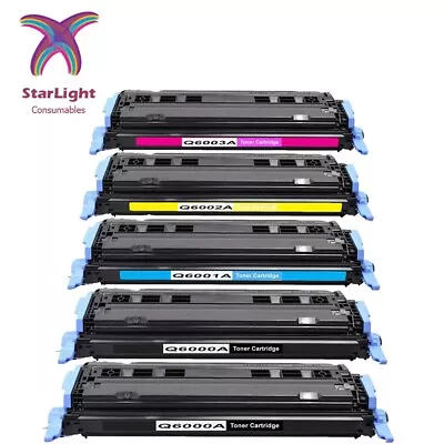 5 Toner Cartridge 124A  Fits For HP Color LaserJet 2605 2605DN 2605DTN • £99.29