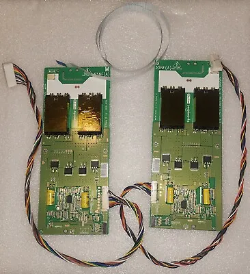 Vizio E552VL  2 Backlight Inverter Boards 6632L-0613A/0614A + LVDS Cable+ Cords • $25