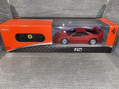 Rastar 1:24 Scale Model Remote-Controlled RC Ferrari F40 Collectable Race Car • $25