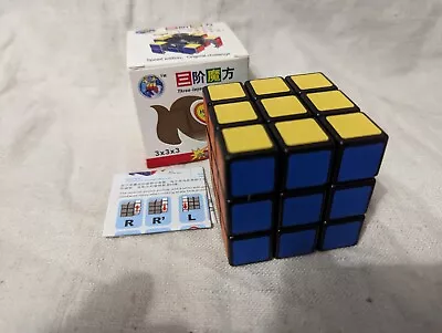 Shengshou 3x3x3 Magic Cube Black 3x3 Puzzle With Ultra-smooth Spring Speed Cube • $4.99