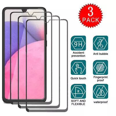 3-Pack Tempered Glass Screen Protector For Samsung Galaxy A23 A13 A03 A42 A52 AU • $13.99