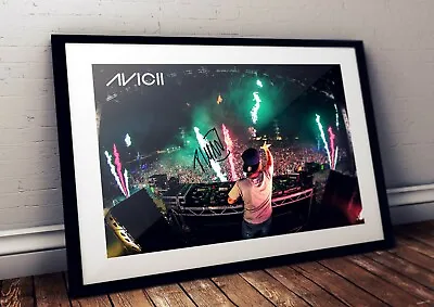 Avicii Live Onstage Autographed Poster Print. A3 A2 A1 Sizes • $49.62