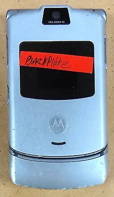 Motorola RAZR V3 - Silver ( AT&T / Cingular ) Cellular Flip Phone - READ • $21.24