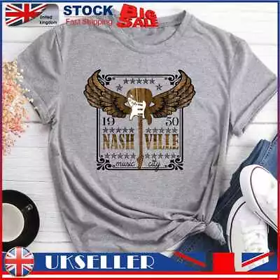 £10.64 • Buy Nashville Music City T-shirt-015086 UK