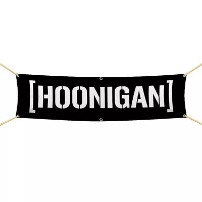 Hoonigan Mustang Ken Block Flag Banner 1.5 X 6FT Performance Racing • $12.89