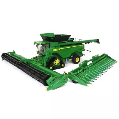 1/32 John Deere X9 1100 75th Anniv. Tracked Combine W/ Both Heads ERTL Prestige • $289