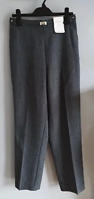 Bnwt Womens Classic For M&S Collection Tapered Trousers Size 10 Long • £7.99