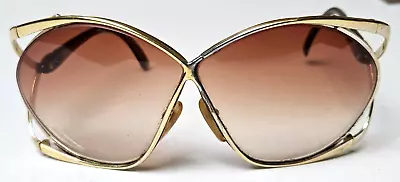 Vintage Christian Dior 2056 Butterfly Oversize Glasses Sunglass Frames Austria • $69.99