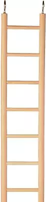 £3.99 • Buy 7 Rung Wooden Ladder Bird Budgie Rodent Hamster Mouse Gerbil Cage Toy 32cm