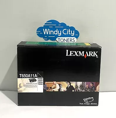 Lexmark T650A11A Black Return Program Print Cartridge 7K Pg T650T652T654T656 • $159