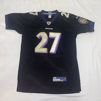 Vintage Baltimore Ravens Ray Rice #27 Onfield NFL Football Stitched Jersey 50 XL • $64.97